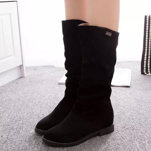 boots black women mid-calf round toe for square heel female comfortable ladies shoes slip on flats
boots black women mid-calf round toe for square heel female comfortable ladies shoes slip on flats