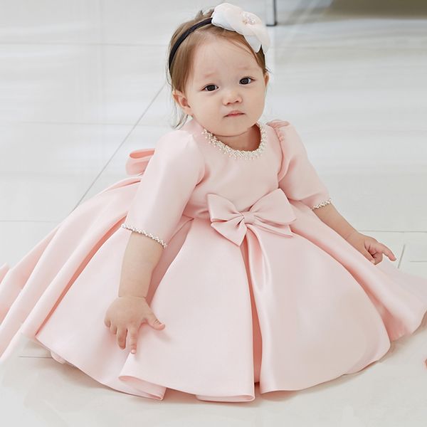 Beads Bow 1 Years Birthday Toddler Girl Baptism Dress Christams Costumes Newborn Princess Vestido Kids Gift Christening Dresses, Pink
Beads Bow 1 Years Birthday Toddler Girl Baptism Dress Christams Costumes Newborn Princess Vestido Kids Gift Christening Dresses, Pink
