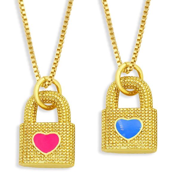 pendant necklaces stylish and simple drop oil love lock shaped clavicle chain design small crowd hip hop style gold necklace woman, Silver
pendant necklaces stylish and simple drop oil love lock shaped clavicle chain design small crowd hip hop style gold necklace woman, Silver