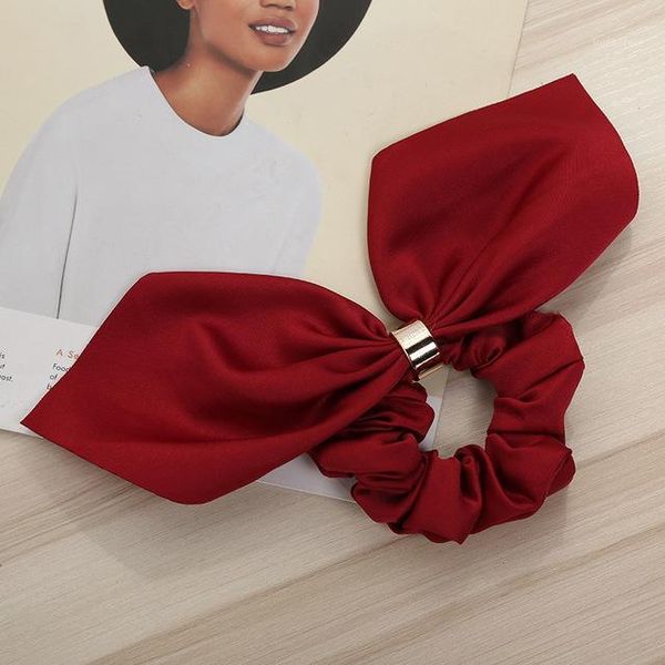 girls rubber band tie hair scrunchies ear elastic bands ponytail holder accessories1