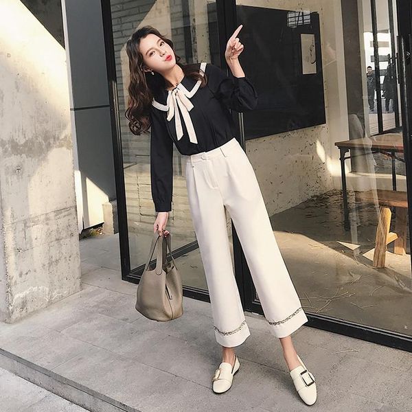 two piece dress two-piece spring style women clothing western chiffon shirt playful hepburn wind royal sister set, White
two piece dress two-piece spring style women clothing western chiffon shirt playful hepburn wind royal sister set, White