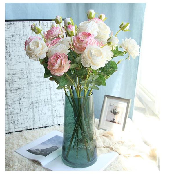 decorative flowers & wreaths artificial rose flower 3 heads hanging wall balcony bridal bouquet home decor party ornaments silk fashion
decorative flowers & wreaths artificial rose flower 3 heads hanging wall balcony bridal bouquet home decor party ornaments silk fashion