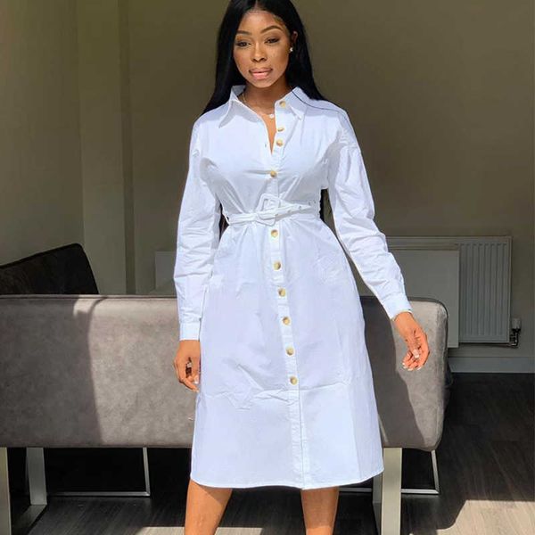 plus size women autumn long sleeve white button down streetwear casual office shirt dress vestidos, Black;white
plus size women autumn long sleeve white button down streetwear casual office shirt dress vestidos, Black;white