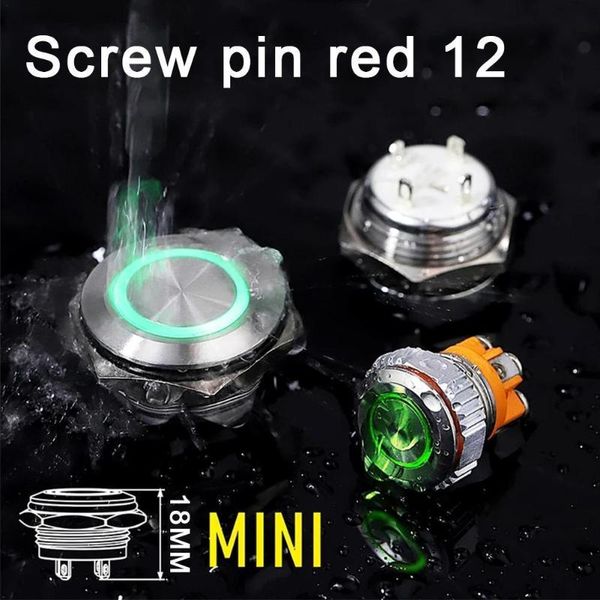 smart home control led metal button tact switch mini short waterproof ip68 momentary ultra-thin push indicator light
smart home control led metal button tact switch mini short waterproof ip68 momentary ultra-thin push indicator light