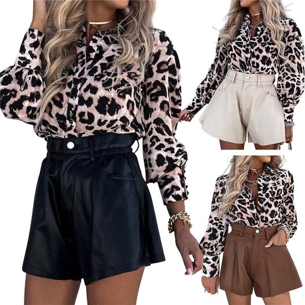 women's shorts ladies autumn pu leather girls leisure style solid color high waist wide leg short trousers with pocket for dating, White;black
women's shorts ladies autumn pu leather girls leisure style solid color high waist wide leg short trousers with pocket for dating, White;black