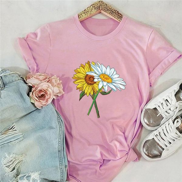 women's t-shirt woman tshirts sunflowers print t shirt summer plus size 100%cotton women o neck short sleeve tees clothing, White
women's t-shirt woman tshirts sunflowers print t shirt summer plus size 100%cotton women o neck short sleeve tees clothing, White
