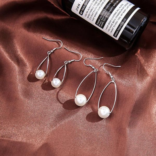 dangle & chandelier simple design cute korean acrylic pearl 2 style earring for women handmade fashion earrings wedding date gift jewelry, Silver
dangle & chandelier simple design cute korean acrylic pearl 2 style earring for women handmade fashion earrings wedding date gift jewelry, Silver