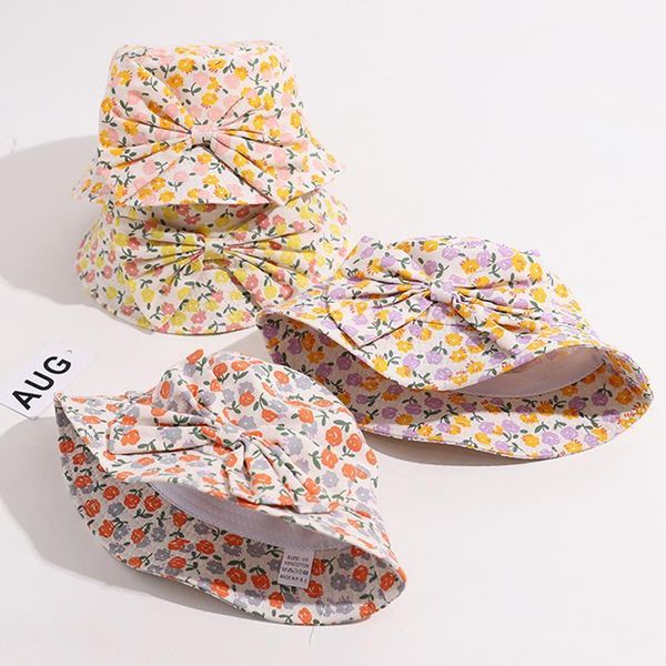 flower print baby bucket hat cute bows toddler girls cap soft cotton summer outdoor kids sun hat1, Yellow
flower print baby bucket hat cute bows toddler girls cap soft cotton summer outdoor kids sun hat1, Yellow