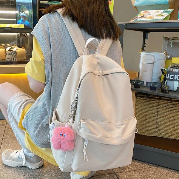 backpack ins schoolbag female korean pure color niche salt simple japanese junior high school students
backpack ins schoolbag female korean pure color niche salt simple japanese junior high school students