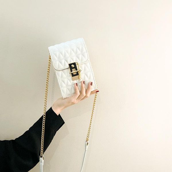 shoulder bags japanese mobile phone bag fashion black white triangle women handbag metal lock chain messenger simple female
shoulder bags japanese mobile phone bag fashion black white triangle women handbag metal lock chain messenger simple female