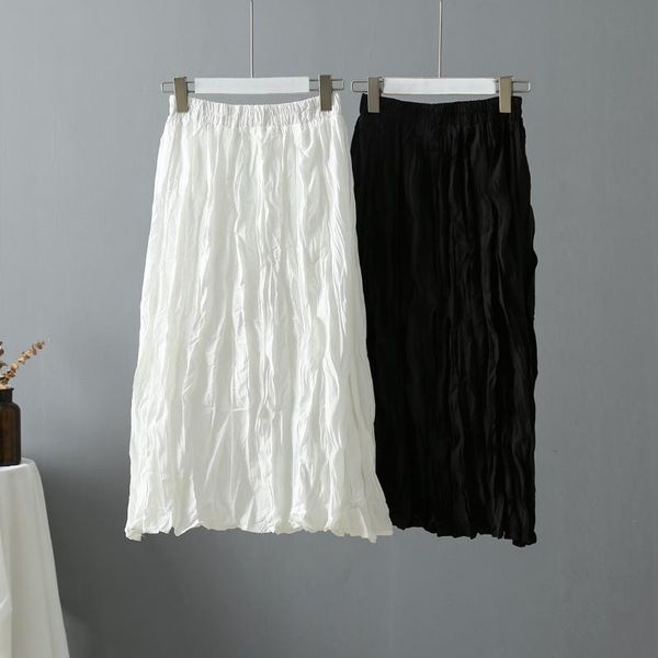 skirts qiukichonson elastic high waist pleated skirt 2021 korean summer spring casual midi plus size women white black
skirts qiukichonson elastic high waist pleated skirt 2021 korean summer spring casual midi plus size women white black