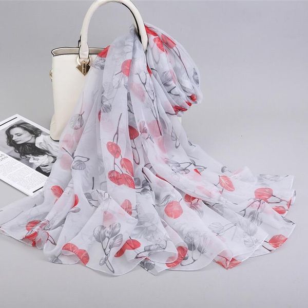 chains g1050 women spring scarf soft silk long flower printed scarves female summer beach wrap shawl, Silver
chains g1050 women spring scarf soft silk long flower printed scarves female summer beach wrap shawl, Silver
