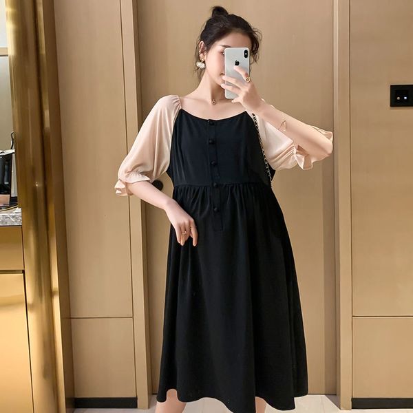 dresses 1690# chic summer korean fashion maternity long dress elegant slim a line loose clothes for pregnant women pregnancy clothing, Black;gray
dresses 1690# chic summer korean fashion maternity long dress elegant slim a line loose clothes for pregnant women pregnancy clothing, Black;gray