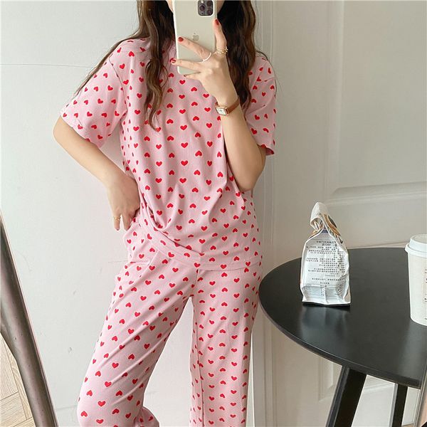 casual dresses 2021 all match printed hearts chic summer brief pajamas two piece sets prom nightwear sleepwear tio7, Black;gray
casual dresses 2021 all match printed hearts chic summer brief pajamas two piece sets prom nightwear sleepwear tio7, Black;gray