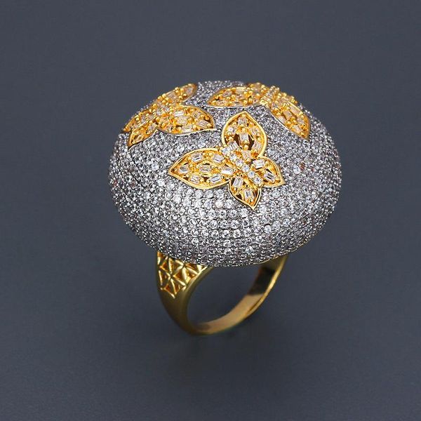 wedding rings bride talk butterfly large size big full cubic zirconia cz birthday party two tone color sparkly jewelry for women, Slivery;golden
wedding rings bride talk butterfly large size big full cubic zirconia cz birthday party two tone color sparkly jewelry for women, Slivery;golden