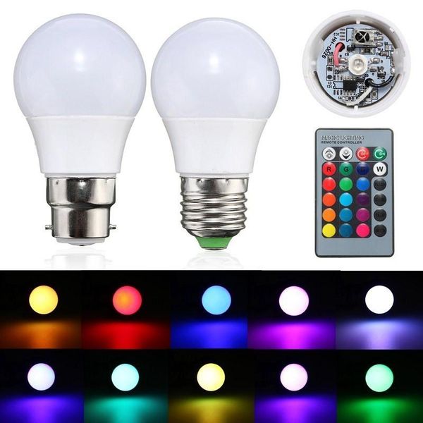 bulbs 3w e27/b22 dimmable rgb led light color change lamp bulb + 24 key remote controller ac85v-265v supoport drop
bulbs 3w e27/b22 dimmable rgb led light color change lamp bulb + 24 key remote controller ac85v-265v supoport drop
