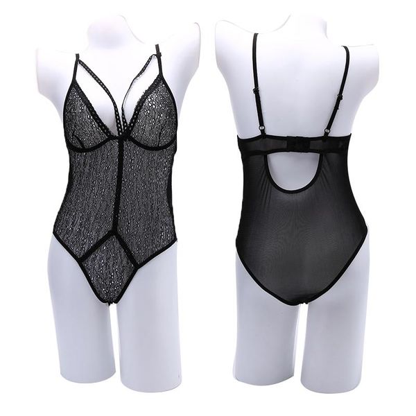 women's jumpsuits & rompers summer lace bodysuit silk cutout jumpsuit deep v neck patchwork nightclub erotic transparent clothing, Black;white
women's jumpsuits & rompers summer lace bodysuit silk cutout jumpsuit deep v neck patchwork nightclub erotic transparent clothing, Black;white