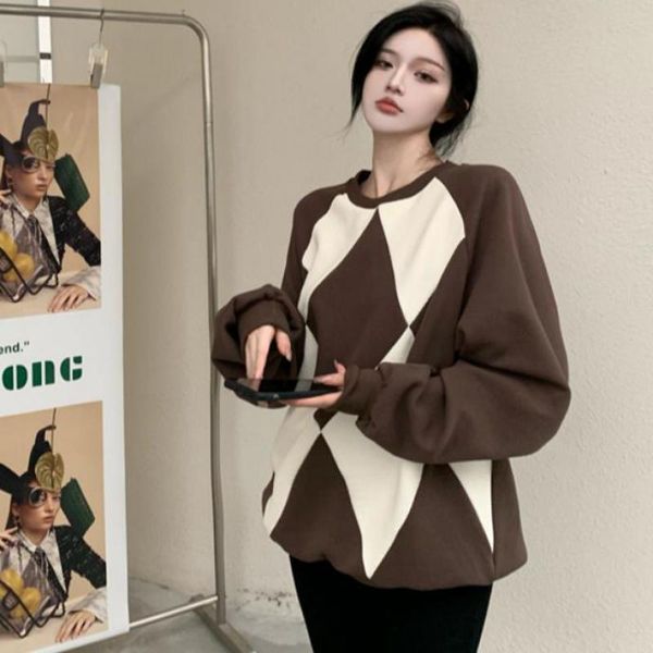 women's hoodies & sweatshirts autumn plaid women oversized loose long sleeve all match casual pullover soft winter warm female, Black
women's hoodies & sweatshirts autumn plaid women oversized loose long sleeve all match casual pullover soft winter warm female, Black