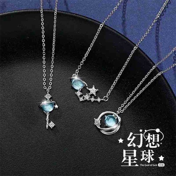 a pair of three friends keepsake sisters korean star key necklace student clavicle chain pendant female couple, Black
a pair of three friends keepsake sisters korean star key necklace student clavicle chain pendant female couple, Black
