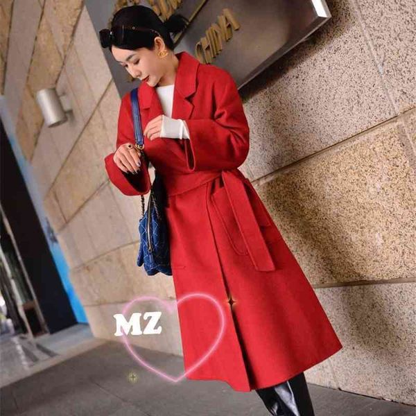 autumn and winter thickened windbreaker hand sewn nightgown wool double-sided cashmere coat loose leisure long style, Black
autumn and winter thickened windbreaker hand sewn nightgown wool double-sided cashmere coat loose leisure long style, Black