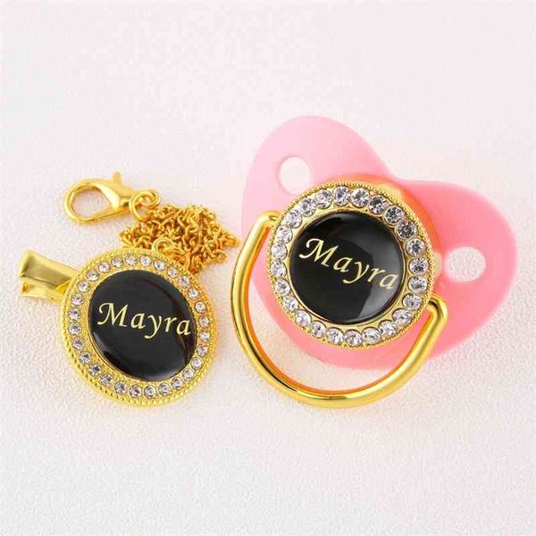 customized any name newborn baby boy girl pacifier dummy nipples luxury orthodontic soother 0-18months 210407
customized any name newborn baby boy girl pacifier dummy nipples luxury orthodontic soother 0-18months 210407