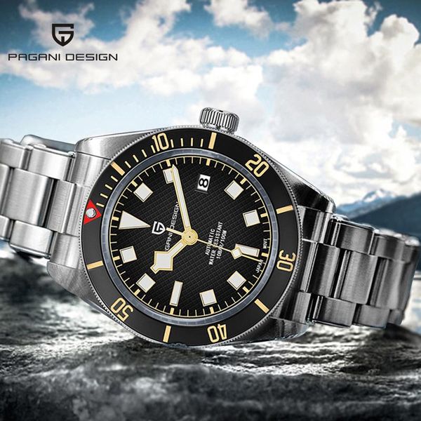 wristwatches pagani design men's watches bb58 military sport watch high-end mechanical automatic sapphire nh35 movement 100m waterpro, Slivery;brown
wristwatches pagani design men's watches bb58 military sport watch high-end mechanical automatic sapphire nh35 movement 100m waterpro, Slivery;brown