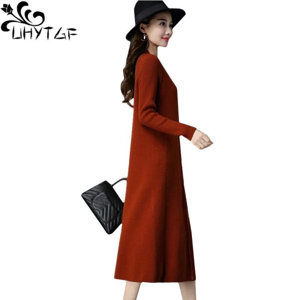 casual dresses uhytgf 2021 noble sweater dress women loose plus size knit pullover long sleeved autumn winter ladies1193, Black;gray
casual dresses uhytgf 2021 noble sweater dress women loose plus size knit pullover long sleeved autumn winter ladies1193, Black;gray