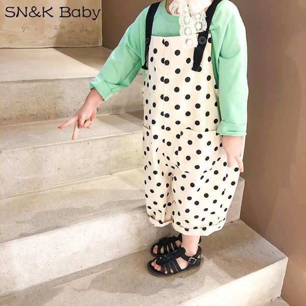 jumpsuits spring summer boys and girls cotton casual dot overalls soft loose all-match suspender trousers, Blue
jumpsuits spring summer boys and girls cotton casual dot overalls soft loose all-match suspender trousers, Blue