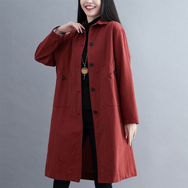 female fashion autumn single sleeve breasted turn-down collar trench all combined casual release cotton long coat m561, Black
female fashion autumn single sleeve breasted turn-down collar trench all combined casual release cotton long coat m561, Black