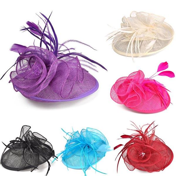 ly fashion vintage women fascinator cambric cocktail hat ladies flower feather hairclip wedding bridal hair accessories dod88
ly fashion vintage women fascinator cambric cocktail hat ladies flower feather hairclip wedding bridal hair accessories dod88