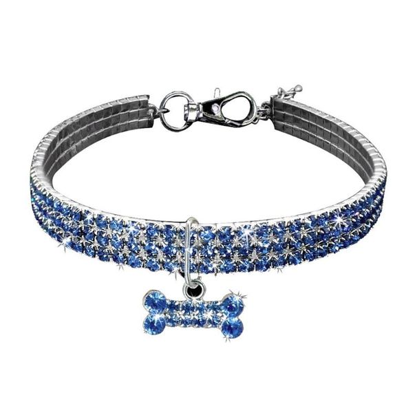 shiny multi rows rhinestones bone pendant puppy dog collar necklace pet supply supplies cute collars & leashes
shiny multi rows rhinestones bone pendant puppy dog collar necklace pet supply supplies cute collars & leashes