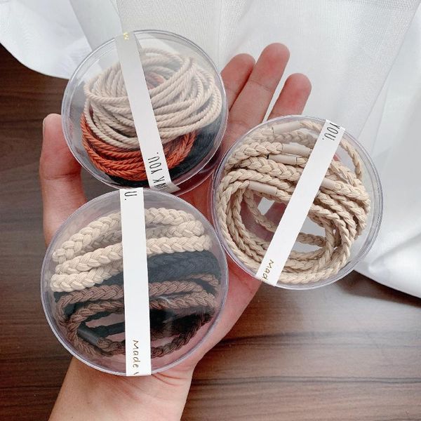 hair accessories 1 set box brown women bands elastic rubber seamless link rope cotton ties
hair accessories 1 set box brown women bands elastic rubber seamless link rope cotton ties