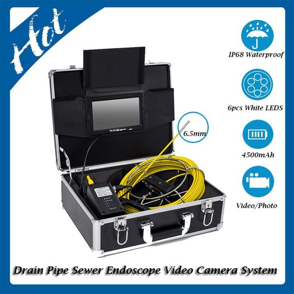 7" lcd display 20m ip68 waterproof 6.5mm drain pipe sewer endoscope video camera system used for underground pipeline inspection ip cam
7" lcd display 20m ip68 waterproof 6.5mm drain pipe sewer endoscope video camera system used for underground pipeline inspection ip cam