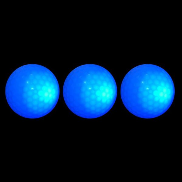 golf balls set of 3 night blue led light up standard 42.6mm - durable and elastic double layer
golf balls set of 3 night blue led light up standard 42.6mm - durable and elastic double layer