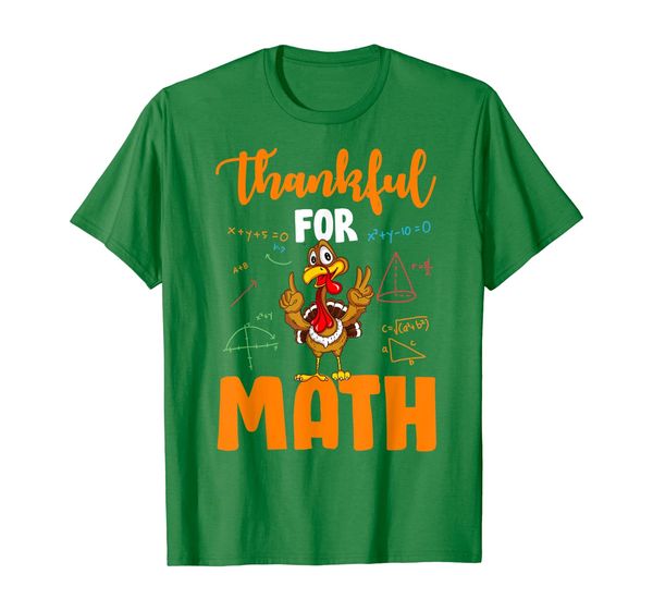 thankful for math funny turkey thanksgiving day gift t-shirt, White;black
thankful for math funny turkey thanksgiving day gift t-shirt, White;black