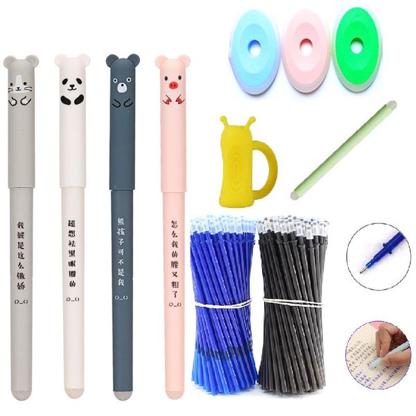 gel pens kawaii cartoon animals erasable pen set 0.5mm refill rod washable handle school office writing stationery supplies
gel pens kawaii cartoon animals erasable pen set 0.5mm refill rod washable handle school office writing stationery supplies