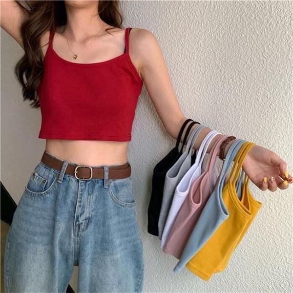 fashion solid summer womens tanks crop casual girl vest sleeveless cool streetwear club high street, White
fashion solid summer womens tanks crop casual girl vest sleeveless cool streetwear club high street, White