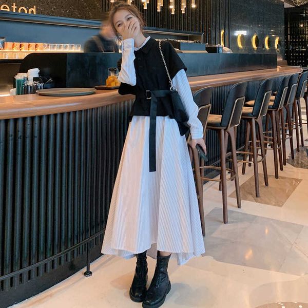 french temperament godds drs two-piece women's 2021 spring waist closing thin shirt long skirt, Black;gray
french temperament godds drs two-piece women's 2021 spring waist closing thin shirt long skirt, Black;gray