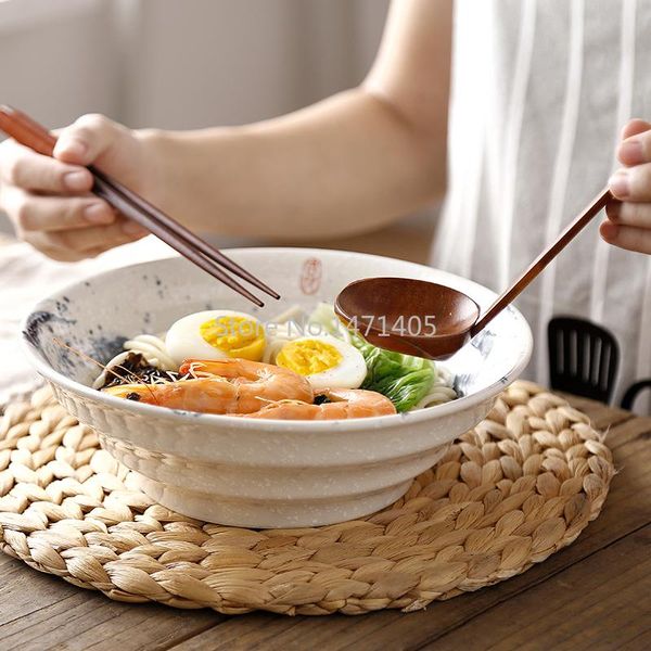 1100ml retro ceramic japanese style noodle bowl salad vegetable soup creative home restaurant ramen bowls
1100ml retro ceramic japanese style noodle bowl salad vegetable soup creative home restaurant ramen bowls