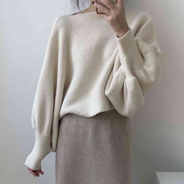 women's sweaters pure color o-neck knitted big puff sleeve fashion casual long pullovers pull femme cpk4, White;black
women's sweaters pure color o-neck knitted big puff sleeve fashion casual long pullovers pull femme cpk4, White;black