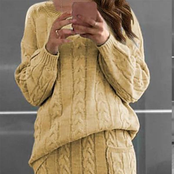 autumn winter two piece set womens dresses long sleeve jumpers sweater skirt warm knitted outfit and sets, White
autumn winter two piece set womens dresses long sleeve jumpers sweater skirt warm knitted outfit and sets, White