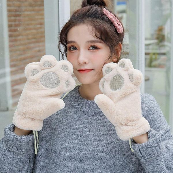 five fingers gloves 1pair women girls warmer cute cat kitten claw winter warm soft anime cosplay plush for halloween accessories, Blue;gray
five fingers gloves 1pair women girls warmer cute cat kitten claw winter warm soft anime cosplay plush for halloween accessories, Blue;gray