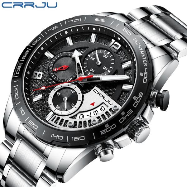 wristwatches crrju men watch big dial sport watches mens chronograph quartz wristwatch date male clock relogio masculino, Slivery;brown
wristwatches crrju men watch big dial sport watches mens chronograph quartz wristwatch date male clock relogio masculino, Slivery;brown