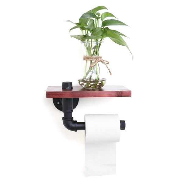 bathroom storage & organization roll paper hanger holder wall mounted metal pipe toilet roller with wooden shelf
bathroom storage & organization roll paper hanger holder wall mounted metal pipe toilet roller with wooden shelf