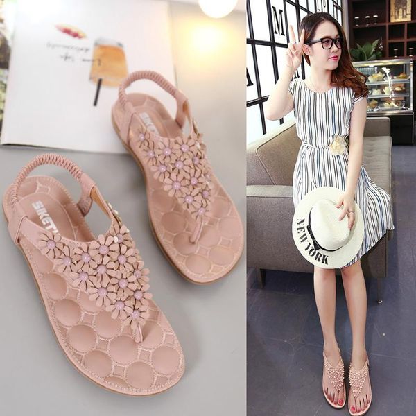 sandals flowers decoration women fashion casual chanclas mujer sendale femme sandalias de non-slip flat summer, Black
sandals flowers decoration women fashion casual chanclas mujer sendale femme sandalias de non-slip flat summer, Black