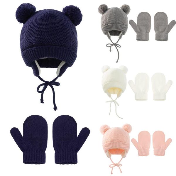 caps & hats autumn and winter plus velvet children's hat gloves set warm ear protection knitted baby solid color cartoon, Yellow
caps & hats autumn and winter plus velvet children's hat gloves set warm ear protection knitted baby solid color cartoon, Yellow