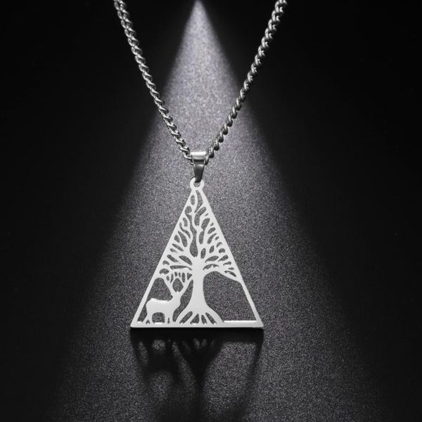 pendant necklaces my shape tree deer triangle for men women stainless steel geometric necklace choker chain fashion jewelry gift, Silver
pendant necklaces my shape tree deer triangle for men women stainless steel geometric necklace choker chain fashion jewelry gift, Silver