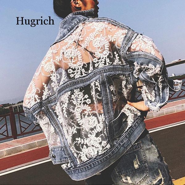 women's jackets mujer summer streetwear embroidery lace patchwork denim jacket women frayed tassel loose jeans coat plus size, Black;brown
women's jackets mujer summer streetwear embroidery lace patchwork denim jacket women frayed tassel loose jeans coat plus size, Black;brown