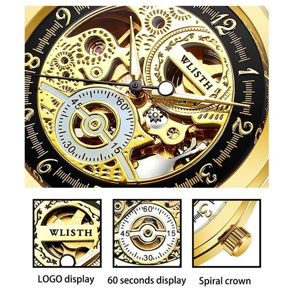 wristwatches factory direct gold automatic hollow men's mechanical watch luminous waterproof men watches business wristwatch reloj homb, Slivery;brown
wristwatches factory direct gold automatic hollow men's mechanical watch luminous waterproof men watches business wristwatch reloj homb, Slivery;brown