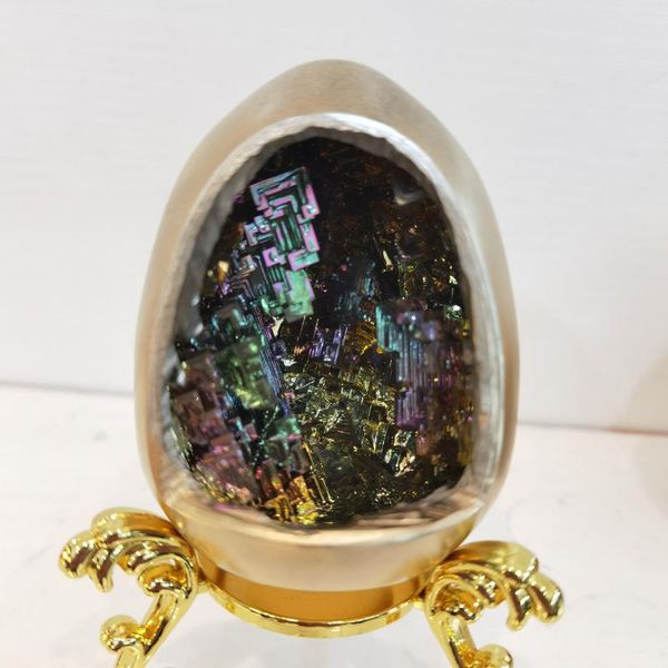 decorative objects & figurines 1pc bismuth crystals bi metal crystal rainbow bright mineral specimen original nature art artwork artic
decorative objects & figurines 1pc bismuth crystals bi metal crystal rainbow bright mineral specimen original nature art artwork artic